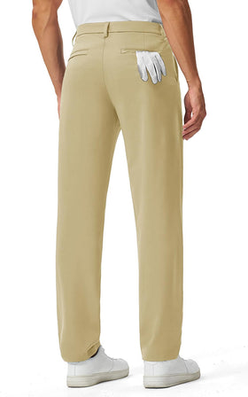 Rdruko golf pants with a durable button fly closure.