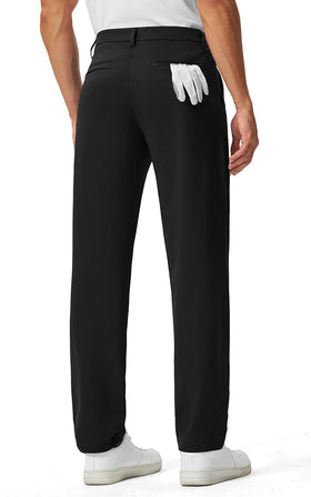 Rdruko golf pants back pockets with snap buttons for gloves or balls