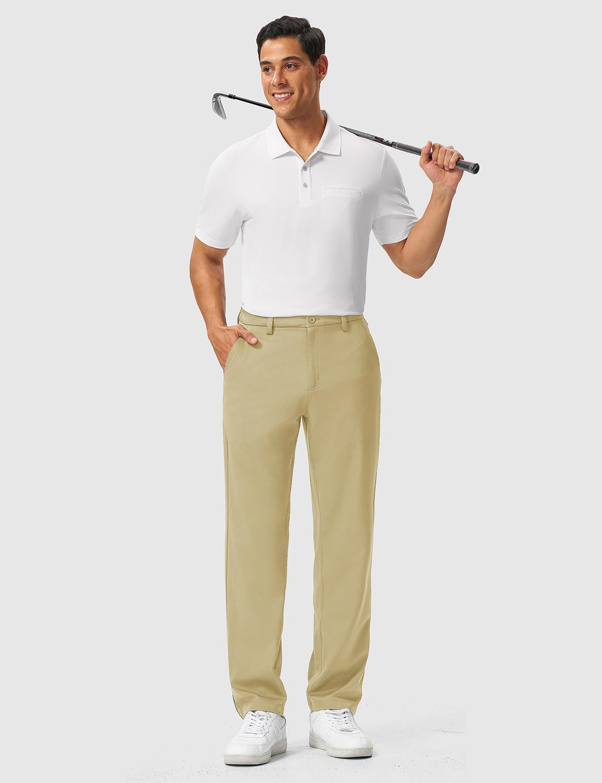 Rdruko men's golf pants stretch inseams 30 32 34 for options