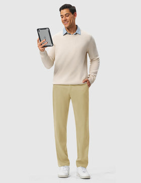 Rdruko men's golf pants stretch length 34 inch easy all-day wear.