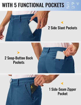 Rdruko pants waist with belt loops for secure, adjustable fit