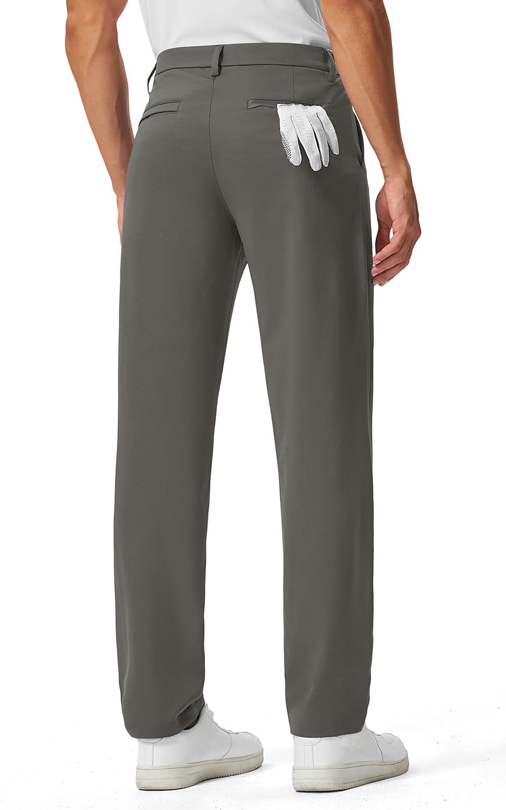 Rdruko golf pants waistband with belt loops for easy styling