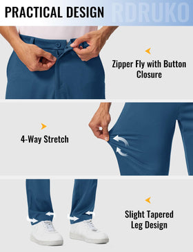 Rdruko water-resistant finish helps stay dry in light rain