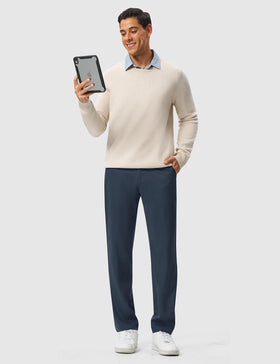 Rdruko men's golf pants moisture-wicking fabric for active days.