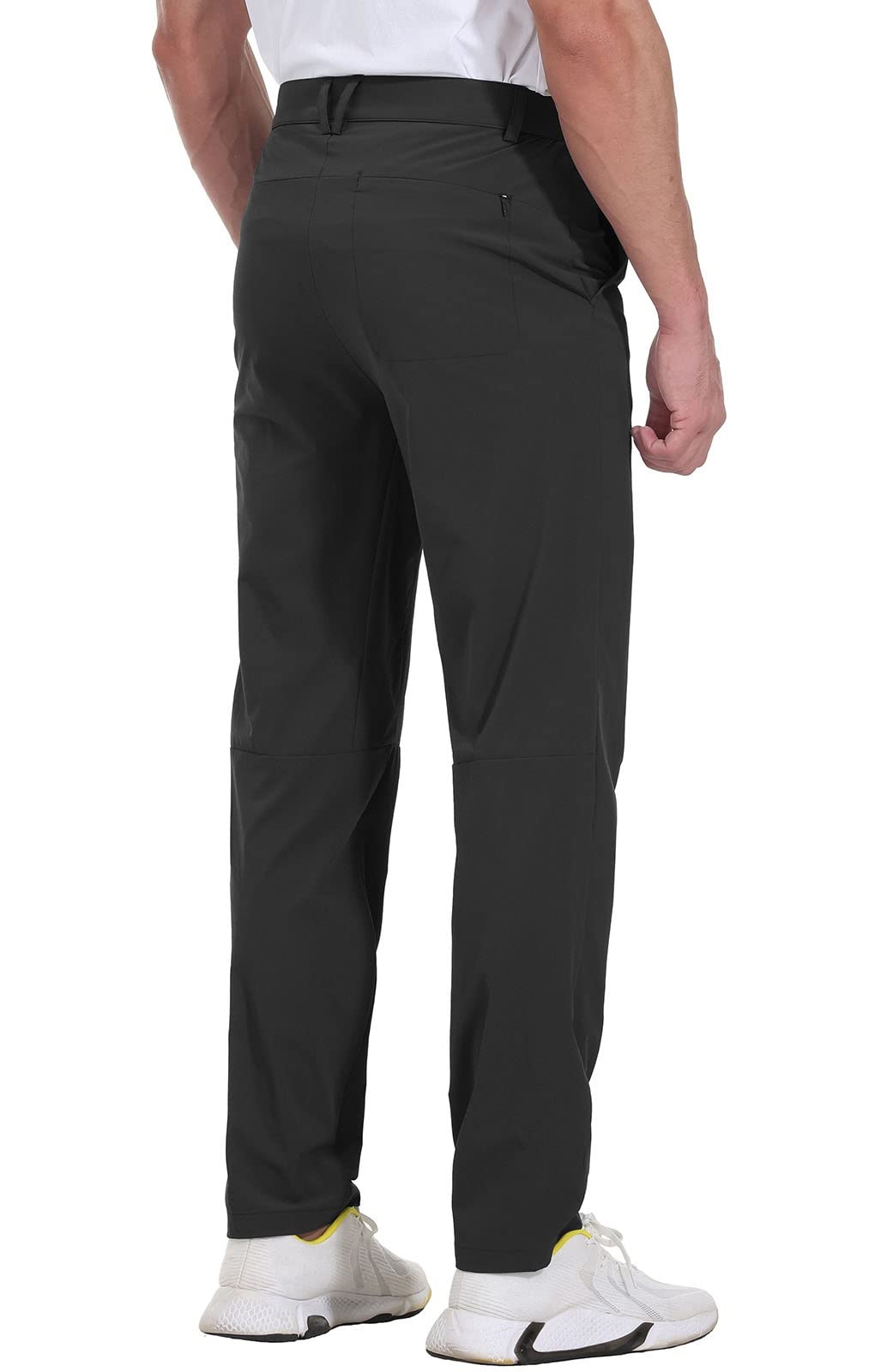Rdruko golf pants back pocket with secure zip for essentials