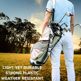 RE GOODS Golf Ball Holder is lightweight and durable for any round.