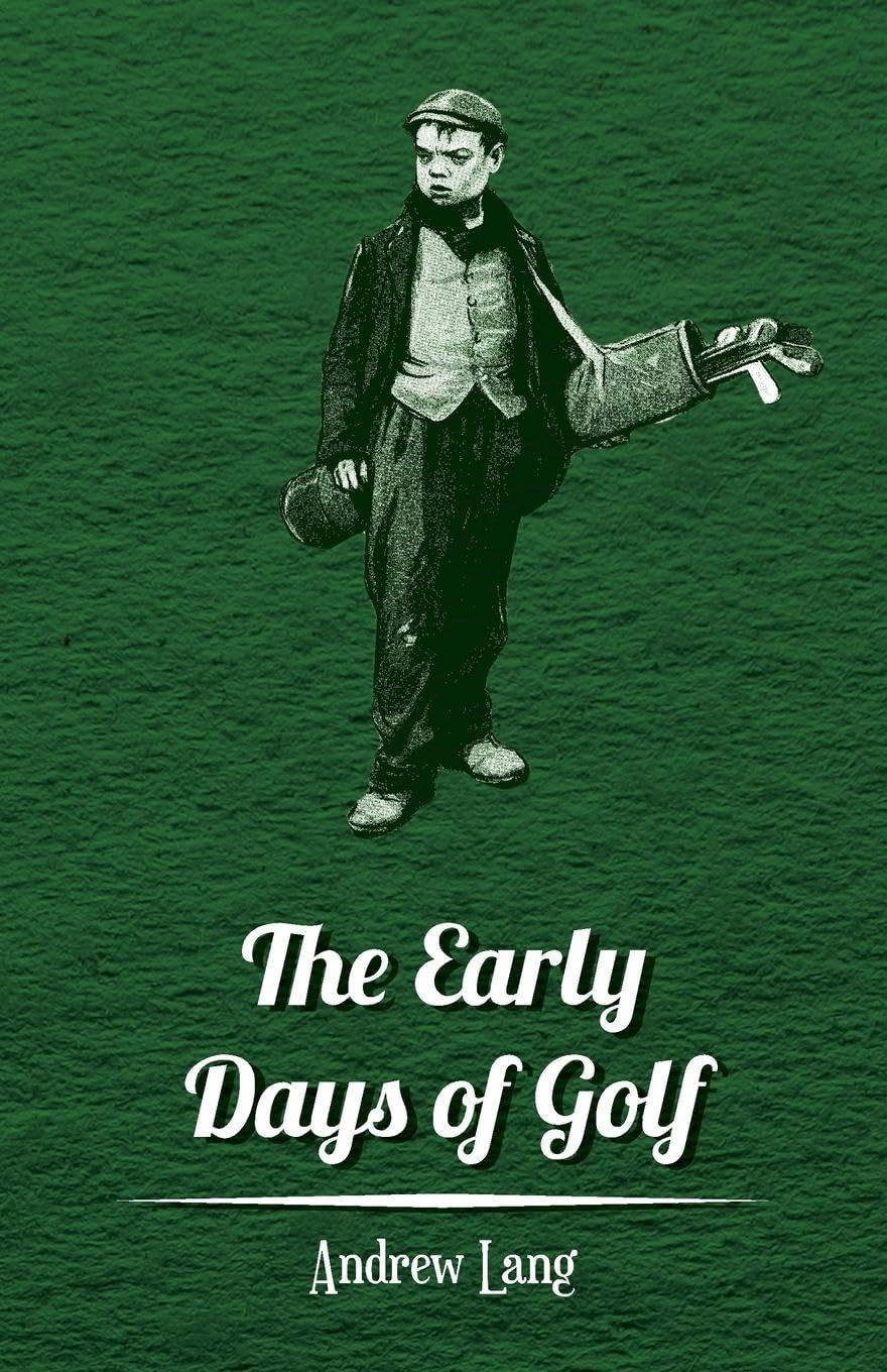Read Books The Early Days of Golf cover showcases classic typography for historical reading and collection