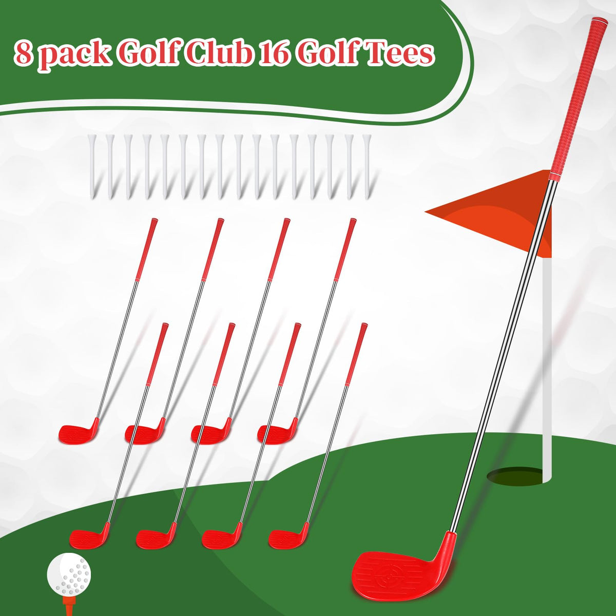 Realspring 36-inch shaft improves swing reach for beginners