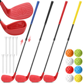 Realspring backyard golf club set with adjustable shaft for customized comfort