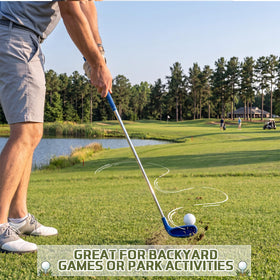 Realspring 12-club backyard set designed for family fun and home training.