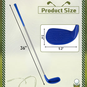 Realspring golf set includes 24 tees for convenient practice sessions.
