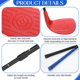 Realspring durable metal shaft with plastic head for lasting practice