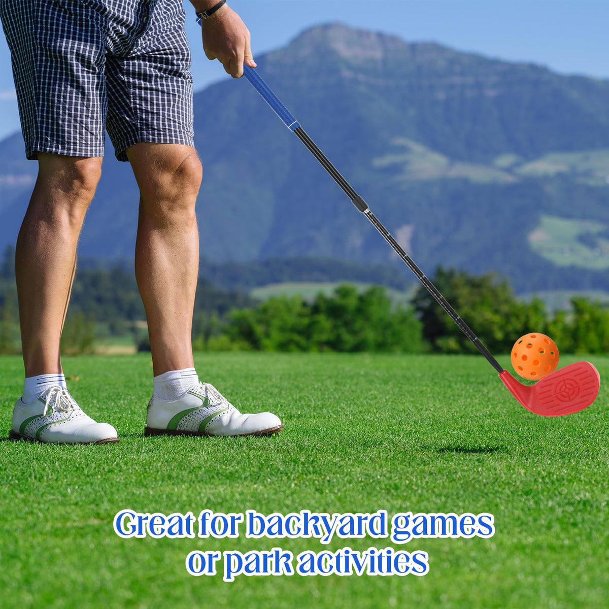 Realspring family-friendly backyard golf play for everyone
