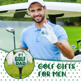 Realspring durable outer shell golf balls for longer game consistency.