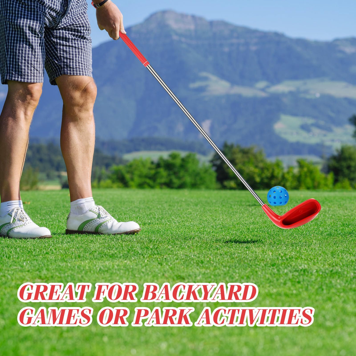 RealSpring non-slip grip enhances control during chipping and putting.