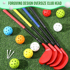 Realspring golf club with non-slip grip for secure handling
