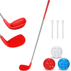 Realspring Golf Game Club Set with oversize head for easier backyard practice.