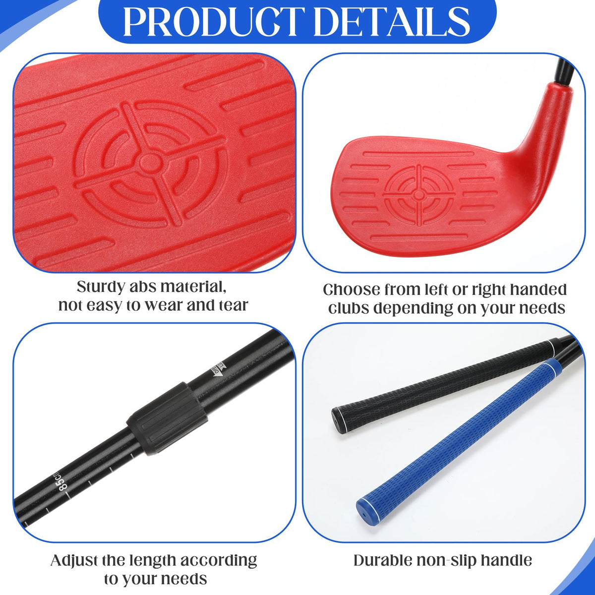 Realspring six plastic tees for stable practice setup