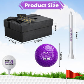 Realspring golf tees included for quick setup during play.