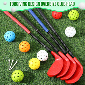 Realspring metal shaft offers durable, stable practice performance.