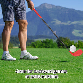Non-slip rubber grip on the Realspring club ensures comfortable hold