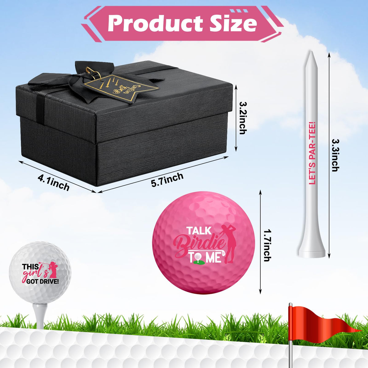 RealSpring twist-design golf balls add humor during rounds