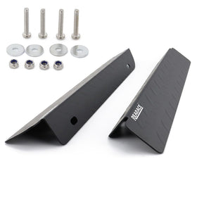 REARACE galvanized steel rocker panels resist road debris and mud.