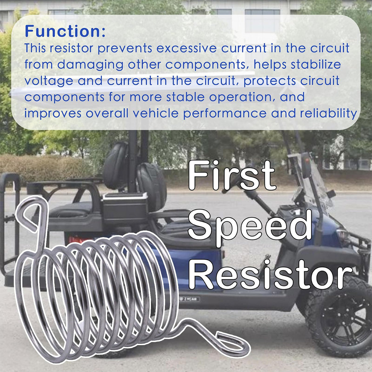 REAXOAL 9-gauge resistor protects circuits from excessive current
