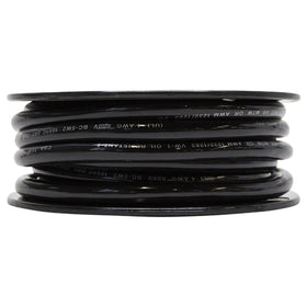Red Hawk 4-gauge battery cable highlights high strand count for better conductivity.