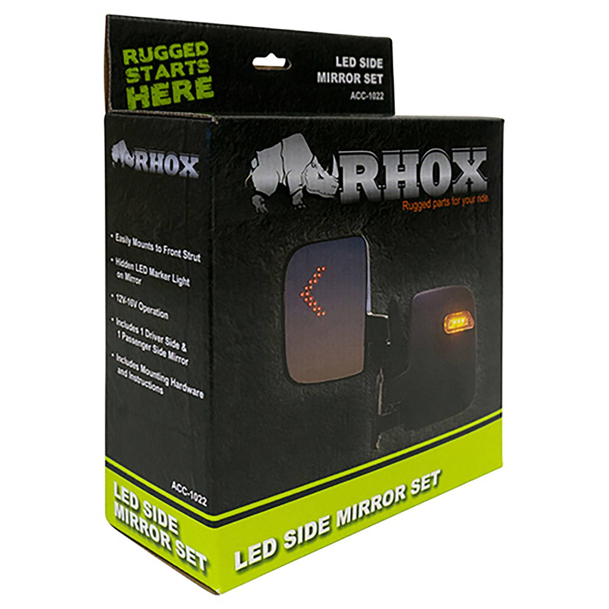Universal fit concept for Red Hawk ACC-1022 mirror side LED
