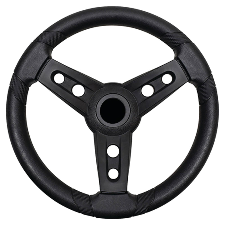 Red Hawk ACC-SW150-YM steering wheel with Yamaha hub, ergonomic grip for smoother steering