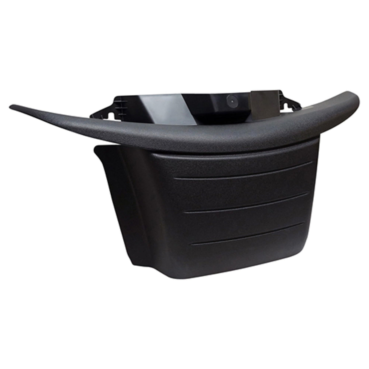 Red Hawk BP-0109 bumper for EZ-GO RXV rear view highlighting rear-end protection