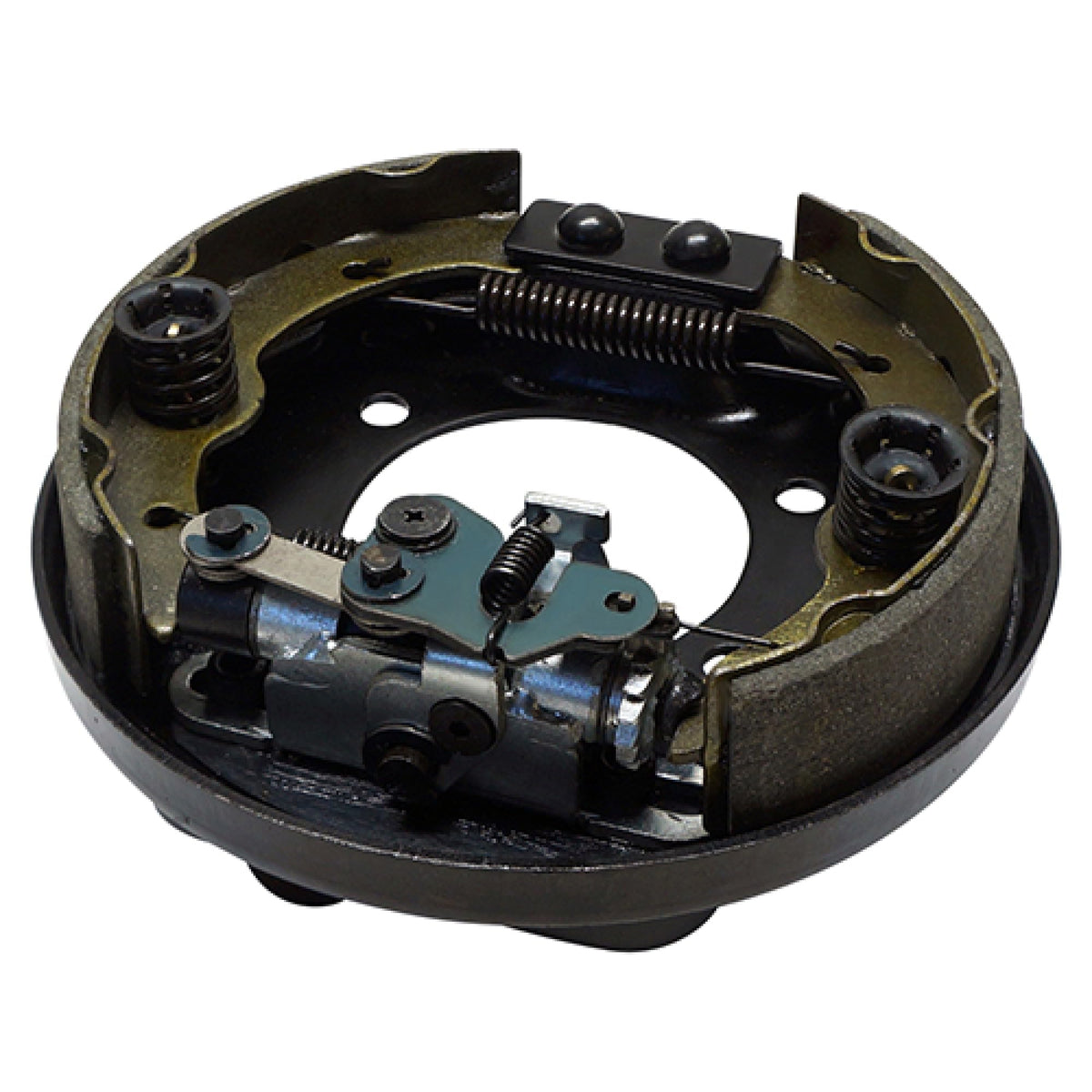 Red Hawk BRK-010 brake assembly side view, easy installation for EZ-GO models.