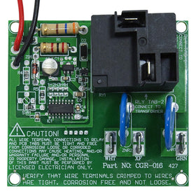 Red Hawk CGR-016 charger board installation diagram, clarifies EZ-GO compatibility.