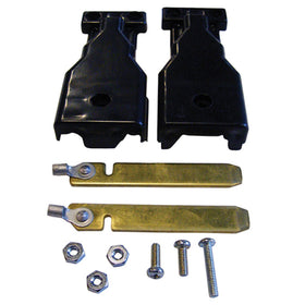 Red Hawk CGR-066 charger plug with crowfoot, black finish, golf cart compatibility.