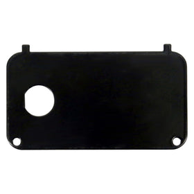 Red Hawk KEY-01 console plate front view showing precise fit for EZ-GO TXT