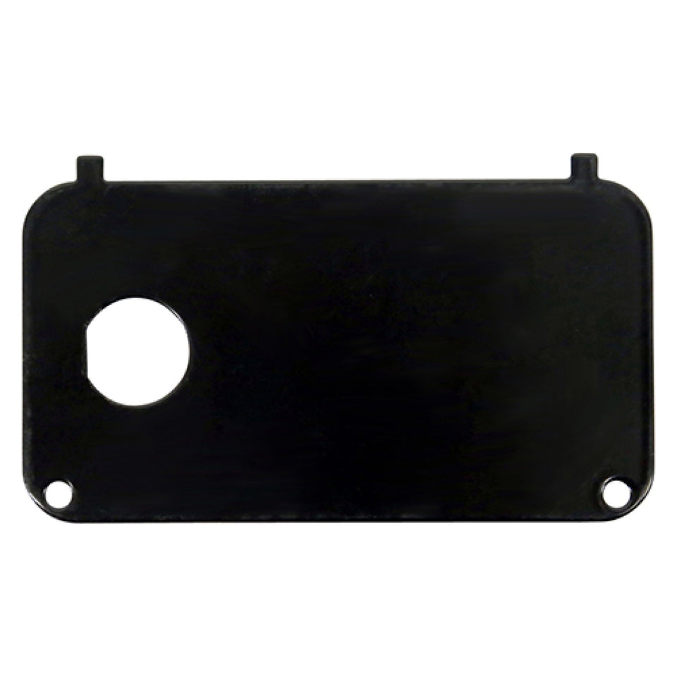 Red Hawk KEY-01 console plate front view showing precise fit for EZ-GO TXT