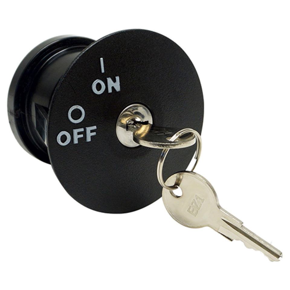 Red Hawk KEY-66 key switch front view for EZ-GO RXV gas carts