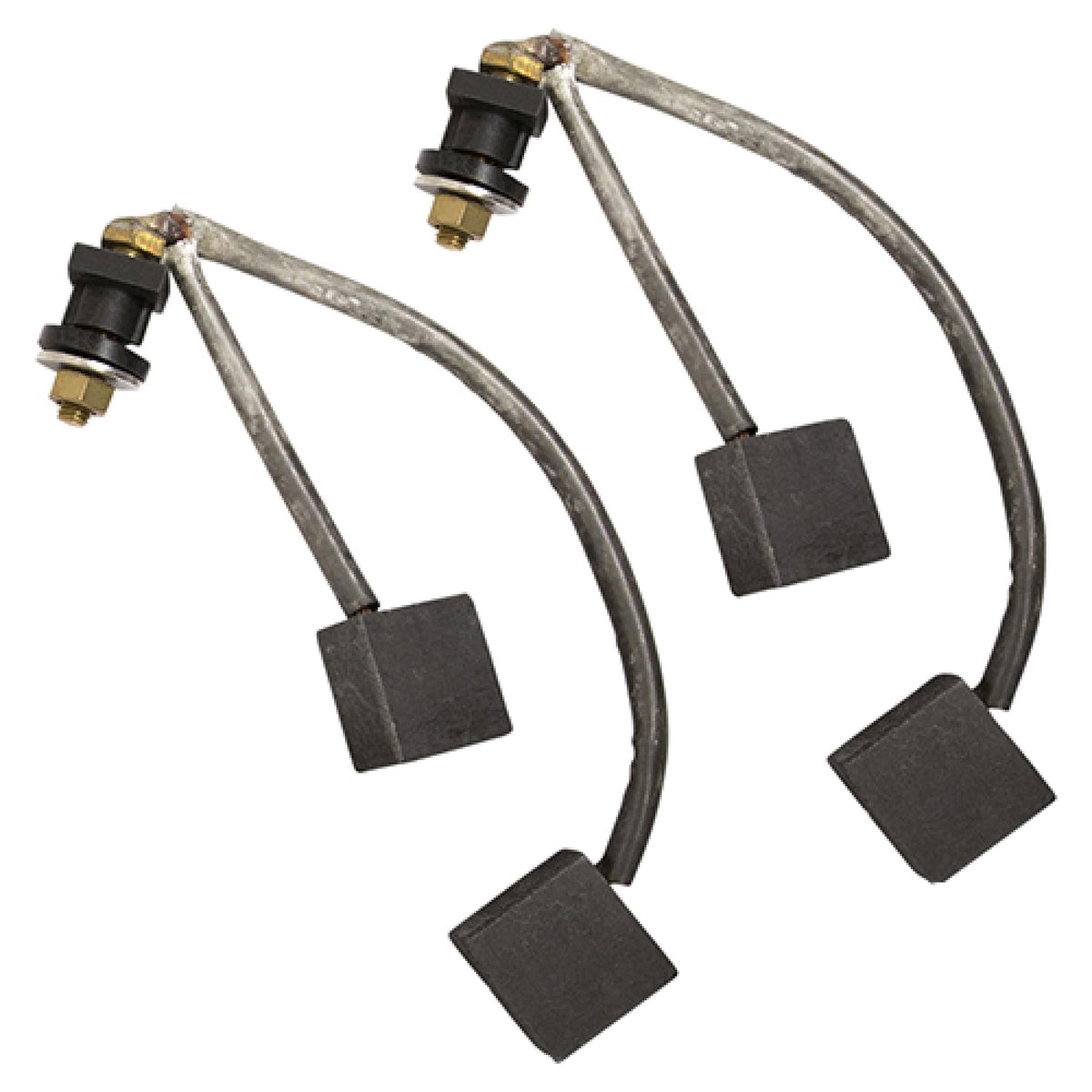 Red Hawk MOT-2103 brush front view, compact replacement for Admiral Motors models.