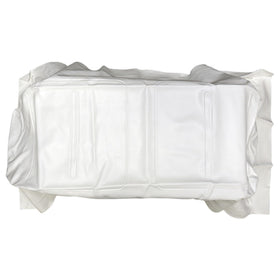 Red Hawk SEAT-0016 white seat bottom cover for EZ-Go TXT/Medalist, easy replacement.