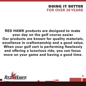 Red Hawk SPN-0060 collar replacement, helps maintain golf cart alignment.