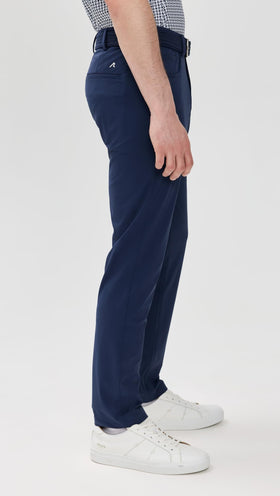 Redvanly Kent Pull-On Trouser Navy inseam measures 32 inches for comfort