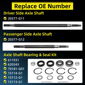reemplazo bearing and seal kit for EZGO TXT rear axle, enhances reliability