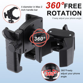 Relaxweex adjustable clamp keeps devices stable on bumpy rides.