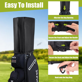 RELEDESA 600D rain hood with adjustable buckles for secure fit