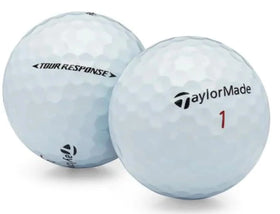 Reload 50 Taylormade Tour Response balls front view for bulk practice value