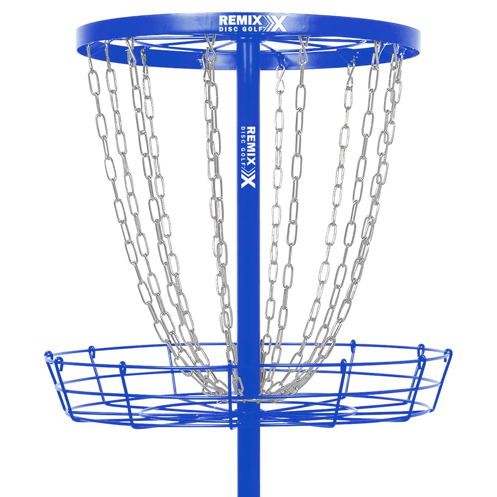Remix Deluxe 12-Chain Basket top band visibility improves aim in outdoor light.