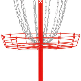 Remix Deluxe 12-Chain Basket highlighting the 1.25 inch top band for visibility.