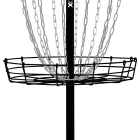 Remix Disc Golf Basket easy assembly without tools.
