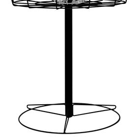 Remix Disc Golf Basket weighs 14 pounds for portable setup.
